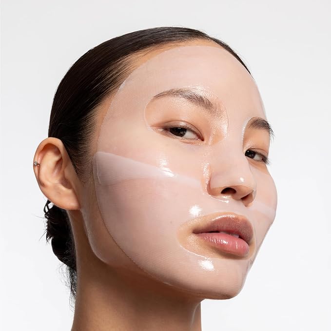 LOOPS Dew Cloud Ultra Hydrating Hydrogel Korean Face Mask for Every Skin Type - Five Ultra Hydrating Collagen Masks to Deeply Moisturize and Restore Your Skin - 5 pc
