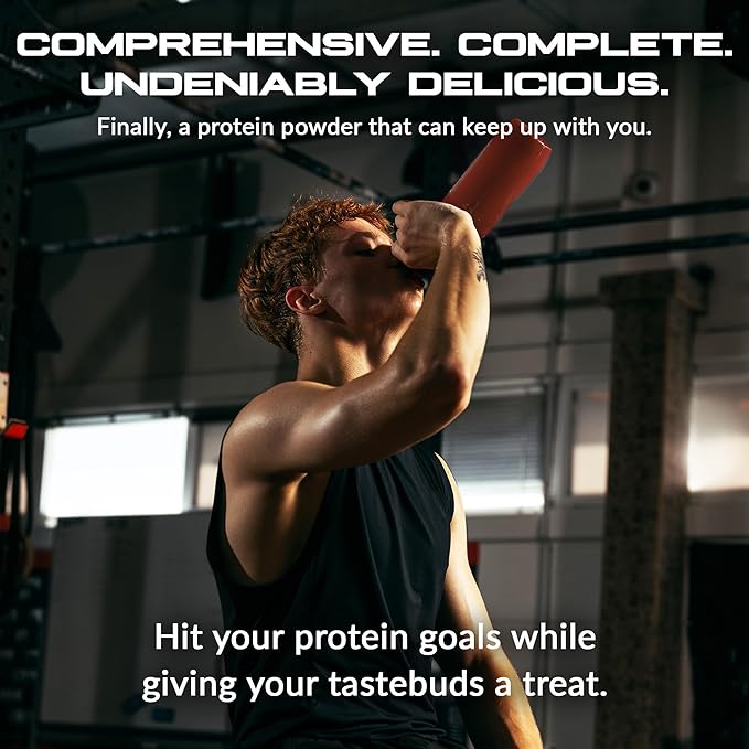 Granite Nutrition Protein Powder - Premium 5-Source Blend (Whey, Casein, Egg, Grass-Fed Beef) for Lean Muscle and Recovery - Rich Chocolate, 30 Servings