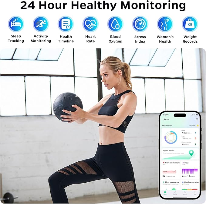 Ultra-Thin Smart Ring for Women Men,Sleep Tracker Ring with Heart Rate, Waterproof Fitness Ring for Activity Monitoring/Steps/Calories,No Subscription Fee,for iSO & Android (ROSEGlod,11#)