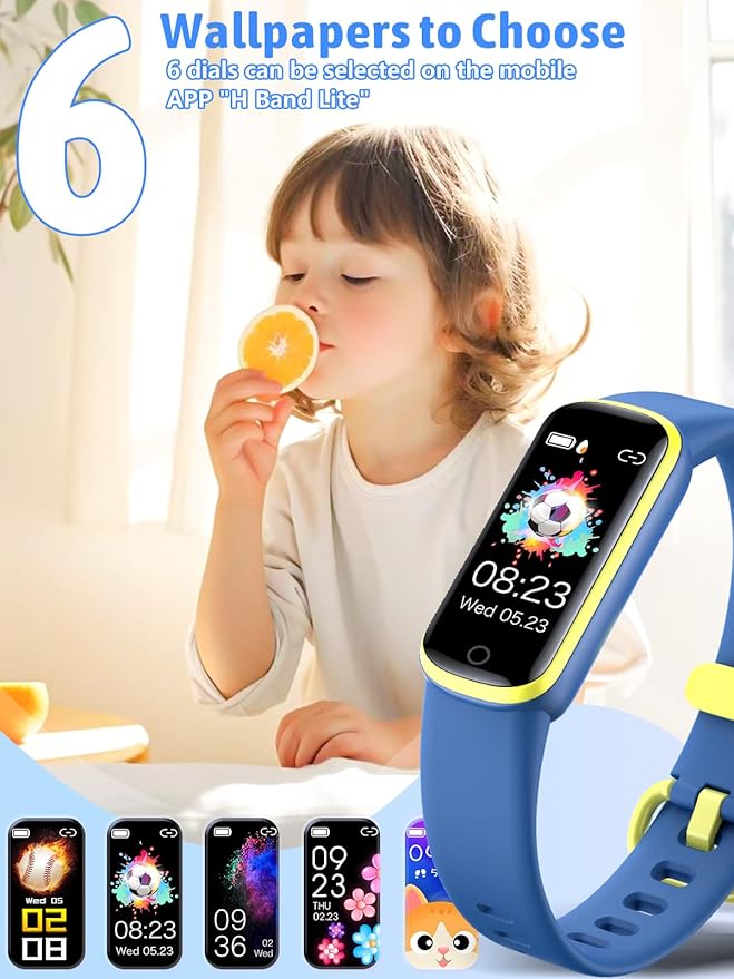 Kids Fitness Tracker,Fitness Watch Waterproof Activity Tracker with HeartRate and Sleep Monitor,Stopwatch,11 Sport Modes,Great Gifts for Girls Boys Kids Age 6-13 Years Olds