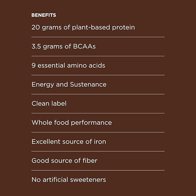 Possible Protein Powder Chocolate Cacao - 20g of Vegan, Plant-Based Protein Mix - Non-GMO, Non-Dairy, Gluten-Free - 3.5g of BCAAs - 9 Essential Amino Acids - 30-Day Supply - 2 Bag, 30 Servings