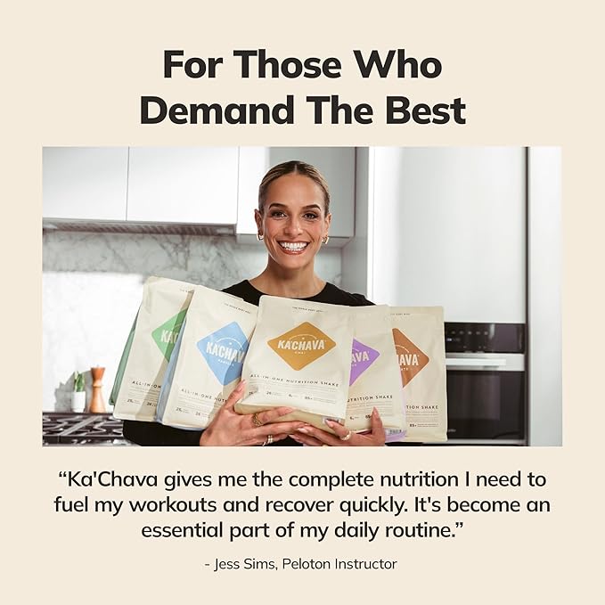 Ka?™Chava Whole Body Meal Shake Vanilla 2 lb ??Vegan Protein Powder with 85+ Superfoods & Greens ??Plant-Based Meal Replacement with Probiotics & Digestive Enzymes ??Gluten & Dairy Free (15 Servings)