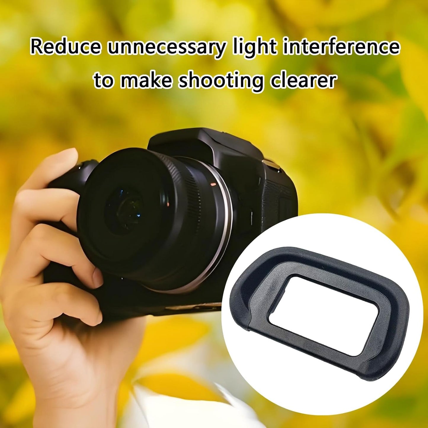 SZYDD EOSR10 Hard Eyecups Eyepiece Eye Cup Viewfinders Protectors Covers for Eosr Camera Eye mask