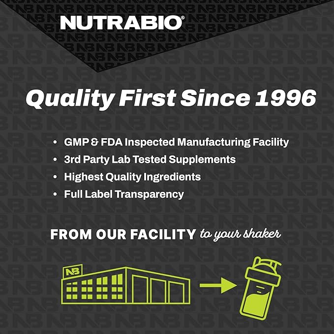 NutraBio ??EAA Pure ??9 Amino Acids ??Muscle Repair and Recovery, 30 Servings, Strawberry Lemon Bomb ??Pre or Post Workout ??All Day Recovery