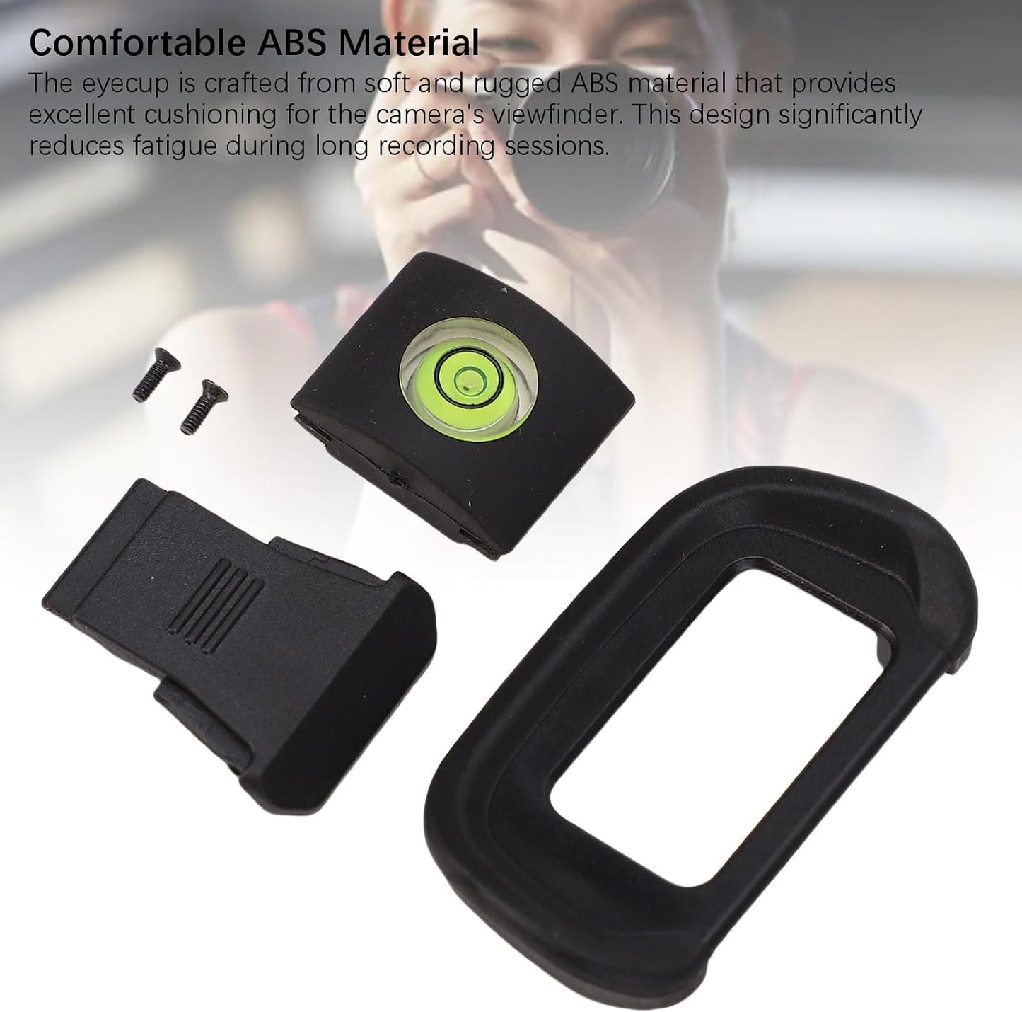Set R10 3 1 Yunseity Camera Eyecup Level and Hot Shoe Cover Fit for in Camera Viewfinder Eyecup Bubble Level Hot Shoe