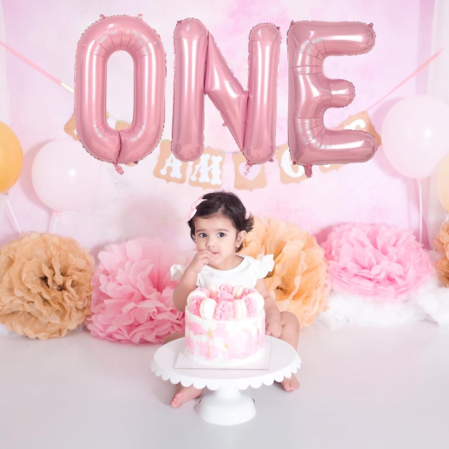 Skiennix 40-Inch Pastel Pink Letter V Balloon - Giant Custom Mylar Foil for Birthday Parties