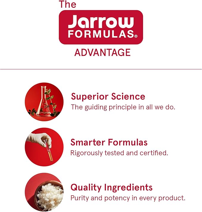 Jarrow Formulas® Ashwagandha Capsules, 300 mg Supplement Supports Normalized Resistance to Mental and Physical Stress, 120 Veggie Capsules, 60 Day Supply