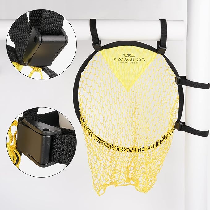 PodiuMax Top Bins Soccer Target Goal, Easy to Attach and Detach to The Goal, Set of 2, for Shooting Accuracy Training
