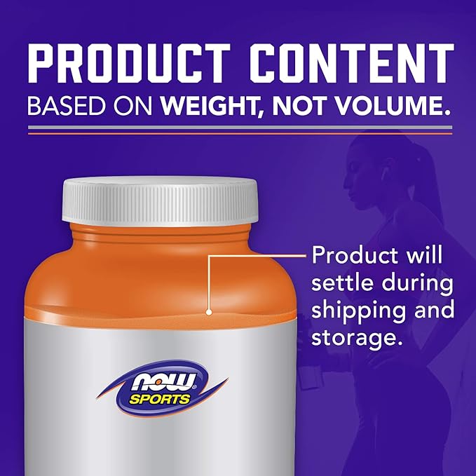 NOW Foods Sports Nutrition, Creatine Monohydrate Powder, Mass Building*/Energy Production*, 8-Ounce