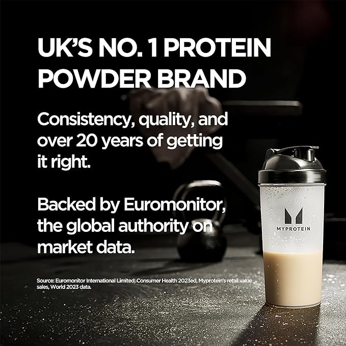 Myprotein Impact Whey Protein Powder, 2.2 Lbs (32 Servings) Vanilla Ice Cream, 22g Protein & 5g BCAA Per Serving, Protein Shake for Superior Performance, Muscle Strength & Recovery, Gluten Free