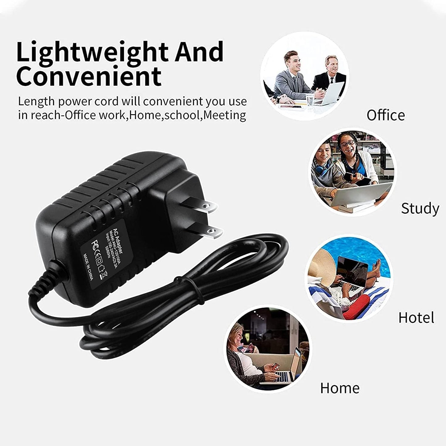 Xzrucst Cassette Model:7610 AC DC Adapter for Realtone Tape Recorder
