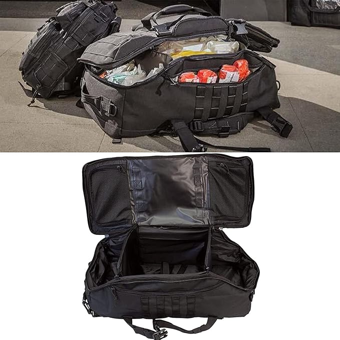 3 In 1 Tactical 45L Military Backpack Travel Duffle Bag for Weekender Gym Workout Deployment