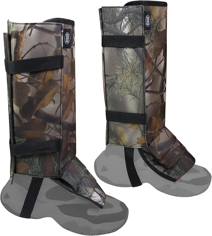 Snake Gaiters Leg Guards, Waterproof Snake Guards, Adjustable Snake Bite Protection for Lower Legs, Snake Chaps for Men&Women