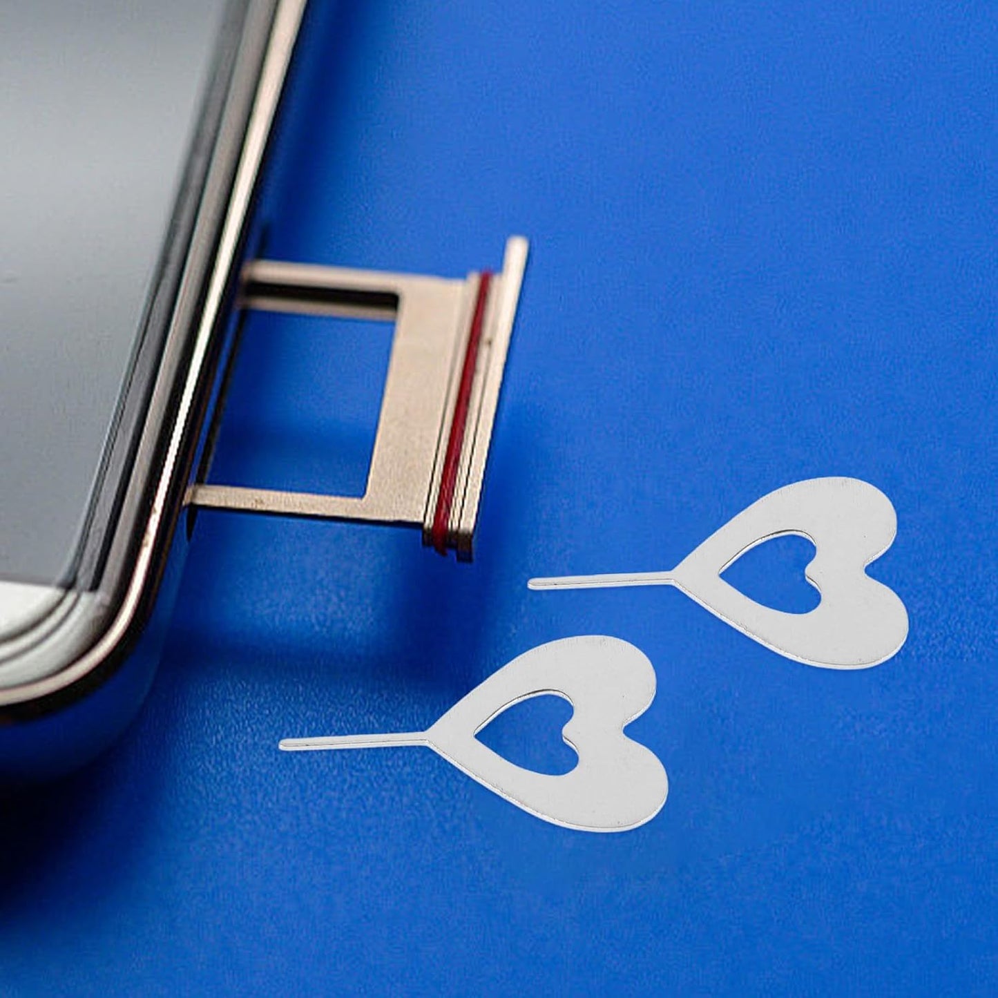 100pcs Set Heart-Shaped Sim Card Ejector Tool - for Smartphones