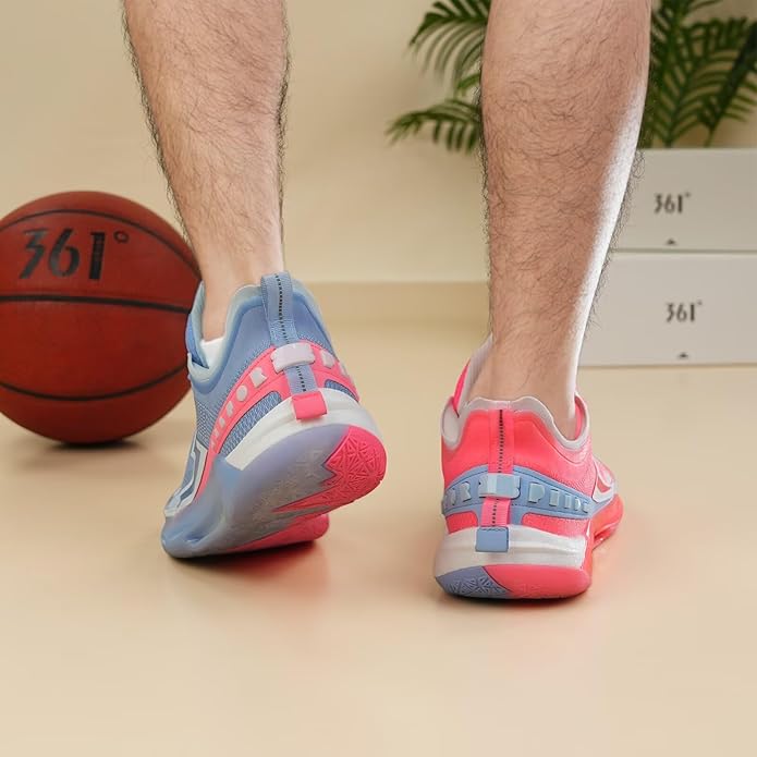 361° Big3 5.0 Quick PRO Basketball Shoes for Men Breathable Outdoor Sneakers Cushioning,Anti Slip Practice Student Sports Shoes for Teens and Adults,Caldwell Pope Zapatillas de baloncesto Hombre