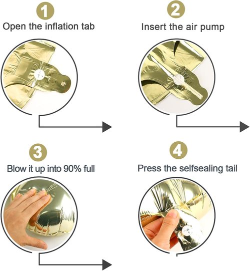 Champagne Gold Number 7 Balloon - 40 Inch Light Gold Birthday Decoration for Girls & Women