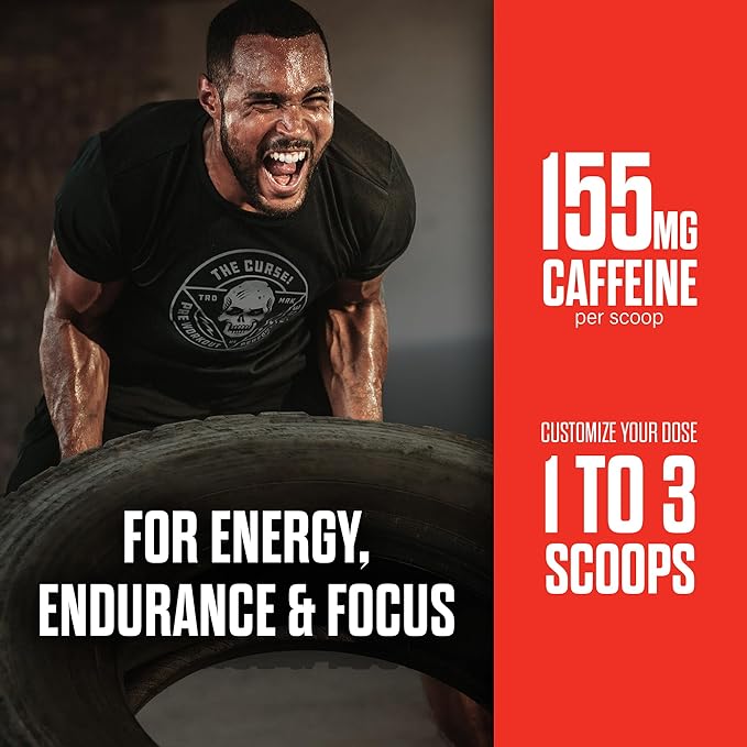 JNX SPORTS The Curse! Pre Workout Powder for Men & Women, Caffeine, Beta-Alanine, Creatine, L-Citrulline, 30 Servings, Dark Grape Flavor ??Boost Energy, Strength & Focus
