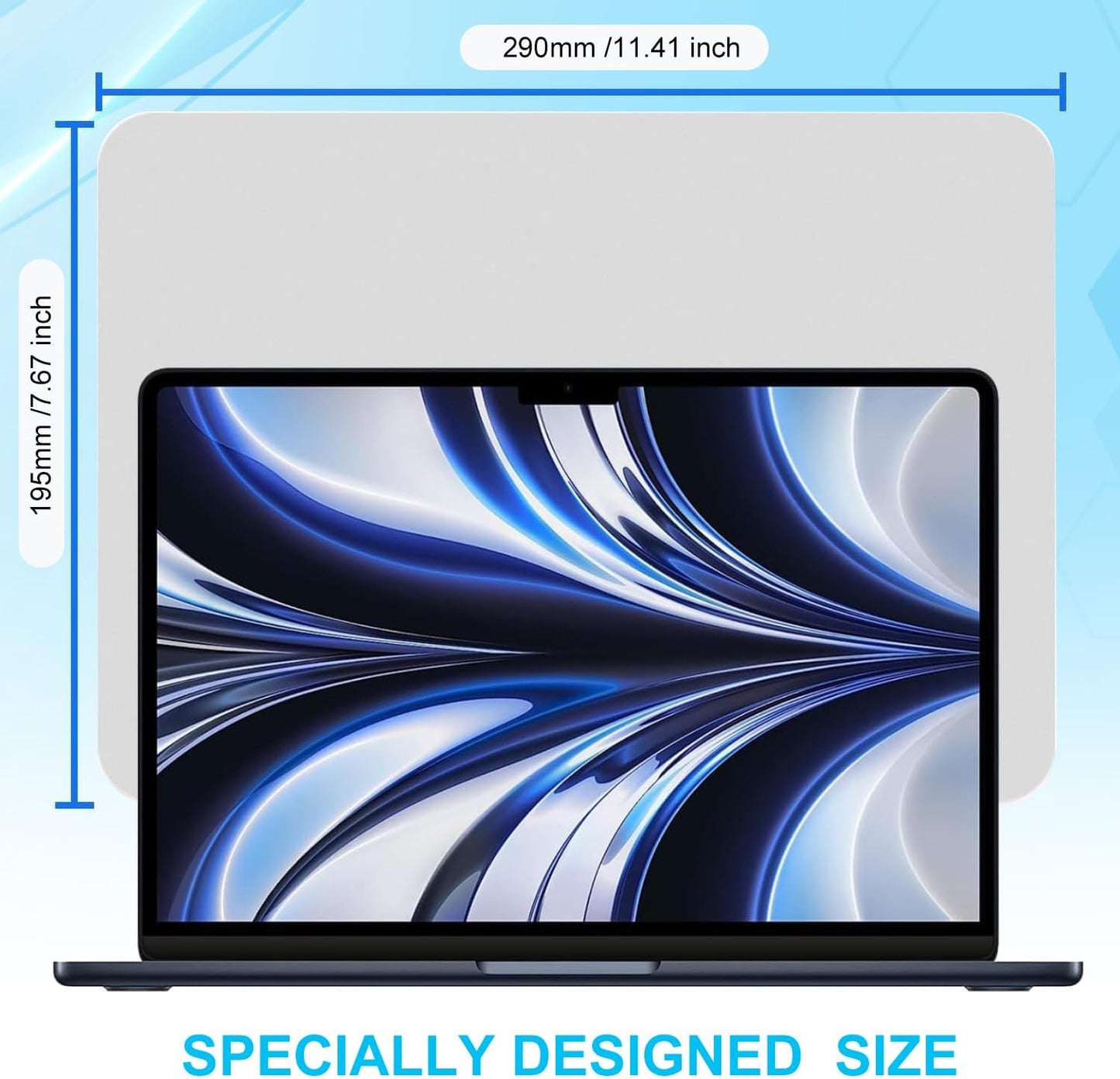 2 Pack 13" 14" (2018-2026), 13/MacBook 13 M4 M3 M2 M1/MacBook 14 (M5- M1) Microfiber Liner Cleaning Cloth Screen