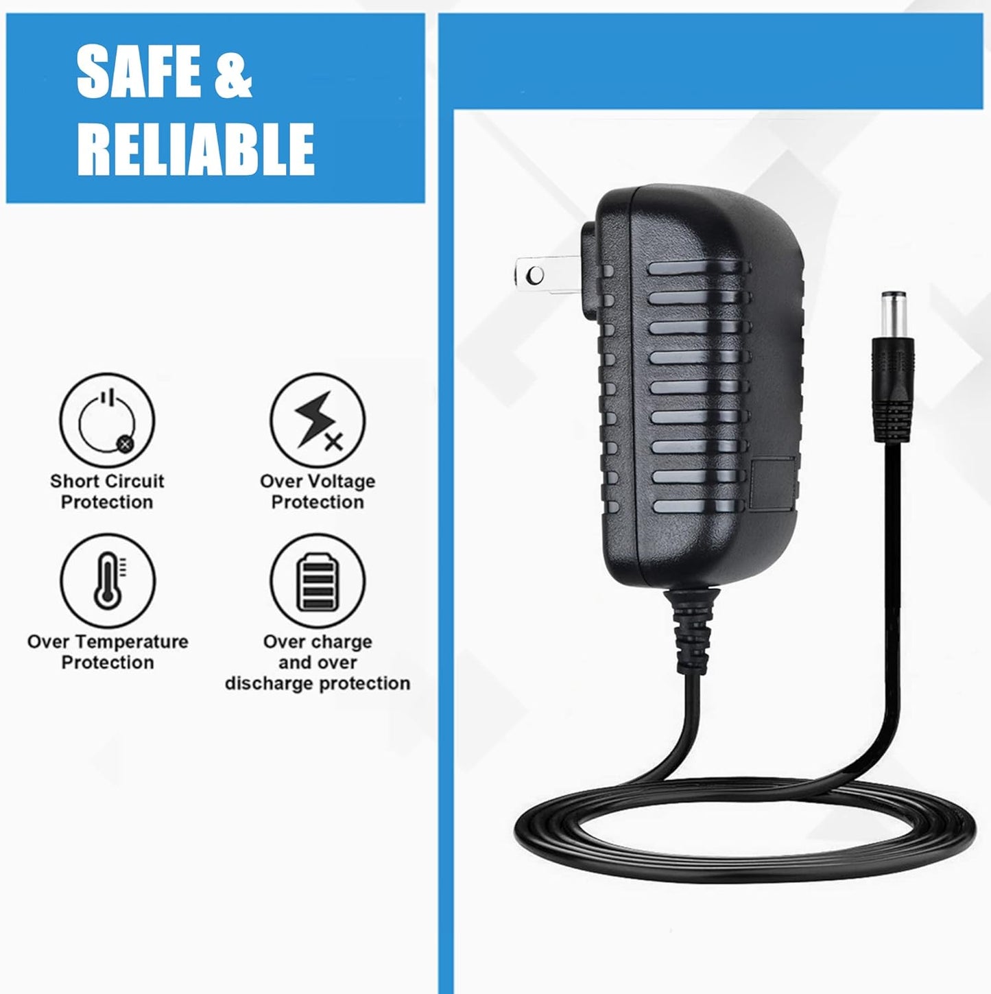 SLLEA 1080P Ac Dc Adapter Replacement for Xtreamer HD Media Player Switching Power Charger Wall