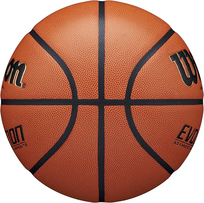 WILSON Evolution Indoor Game Basketballs - Size 5, Size 6 and Size 7