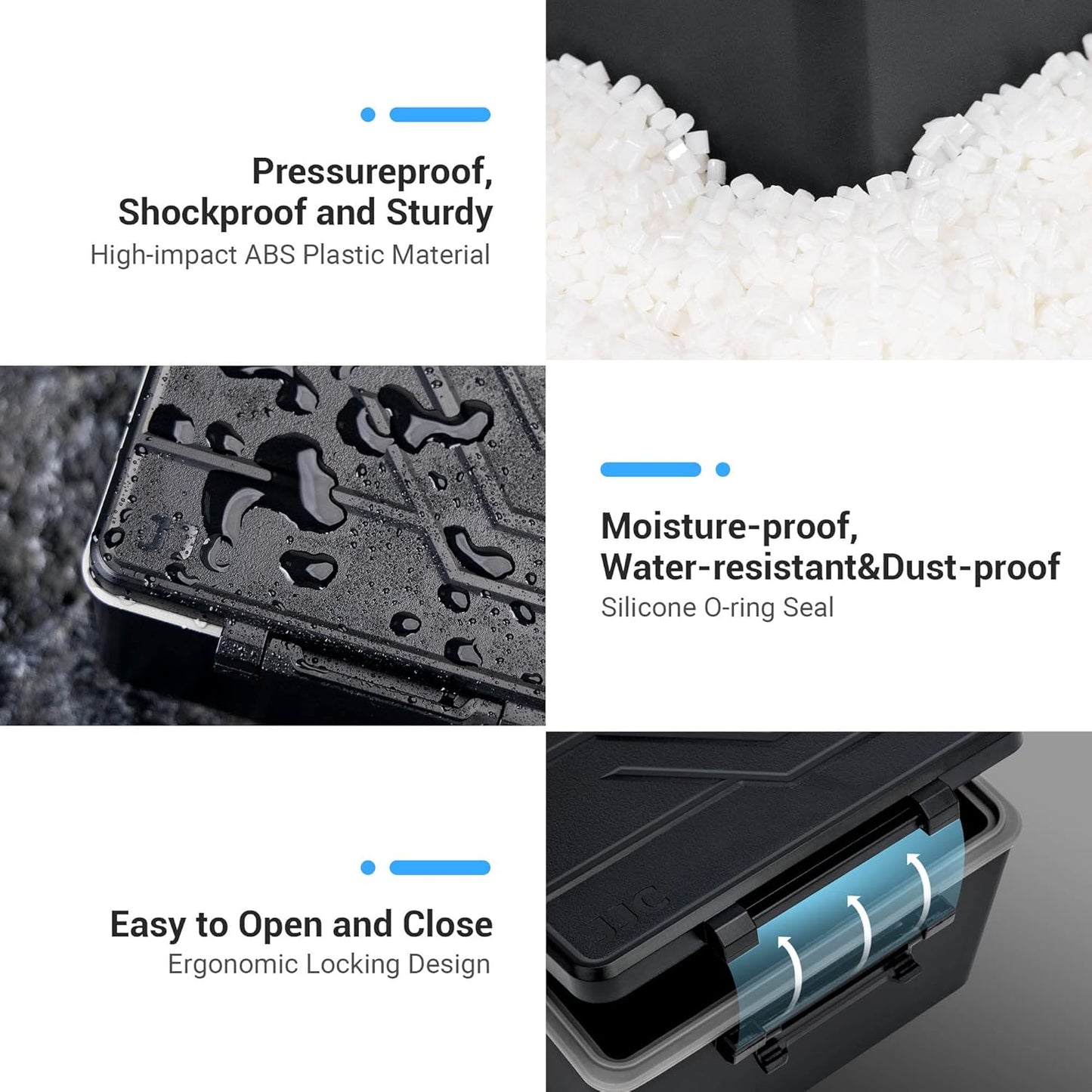 JJC LP-E6 EN-EL15C NP-W235 FZ100 16 6 3 2 Camera Battery and Memory Card Case with Labels,DSLR SLR Battery Organizer
