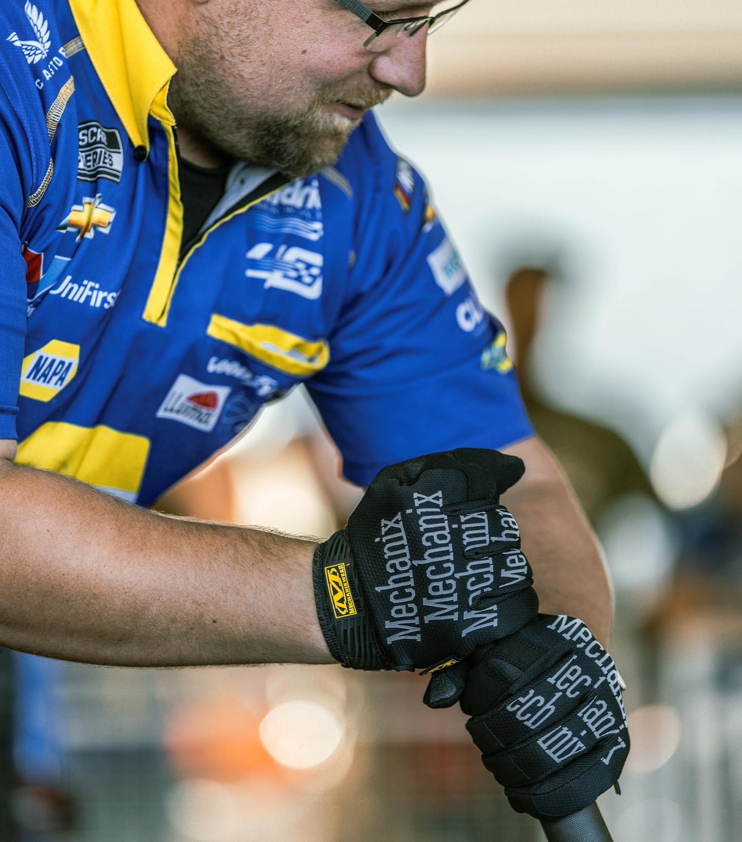 Mechanix Wear Original Work Gloves - Multi-Purpose Outdoor Work Gloves - Touchscreen Capable - Secure Fit - Durable & Machine Washable - Breathable & Comfortable - Large - Black