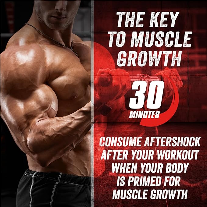 Myogenix Aftershock Post Workout ??Muscle Growth Whey Protein Powder ??Speeds Up Muscle Growth and Recovery ??Supports Joint Health and Replenishes Glycogen ??Wildberry Blast, 6 lbs