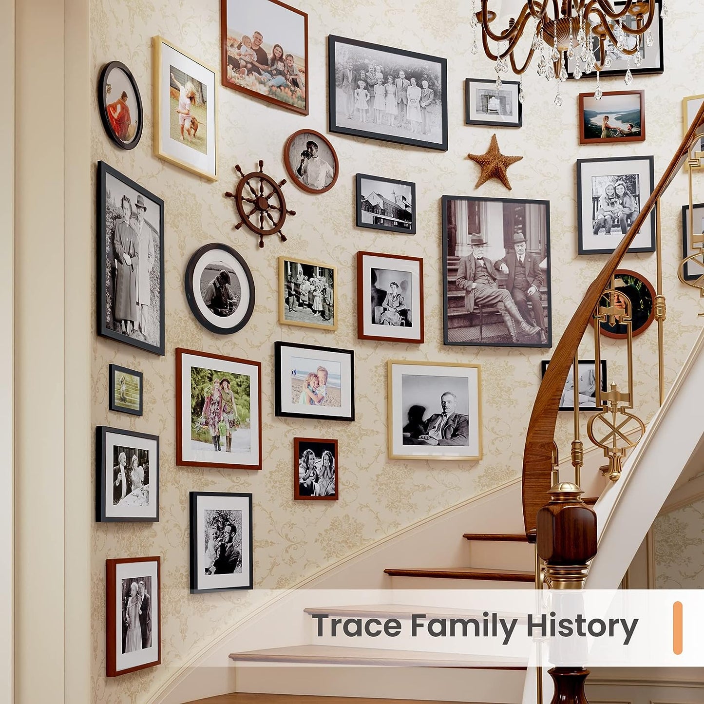 Upsimples 20x26 Picture Frame - Display 18x24 Photos with Mat or 20x26 Without | Black, 1 Pack