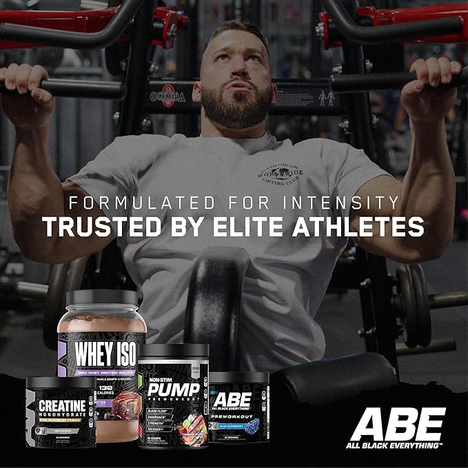 All Black Everything Pre Workout Powder | 30 Servings | Sour Gummy Bear | 350mg Caffeine | Nootropic Pre-Workout Blend | Beta Alanine + Citrulline | Energy Supplement for Men and Women
