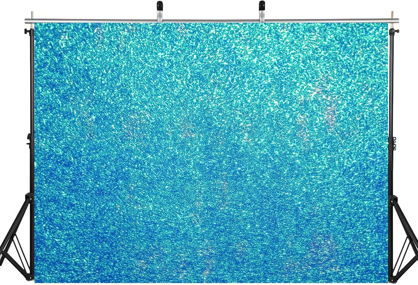 LidyMini 10x7ft Fabric Sparkling Blue Water Backdrop Glistening Ripple Texture Background Minimalist Nature Shooting