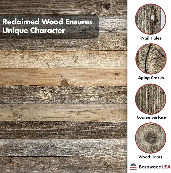 BARNWOODUSA Throw Blanket Ladder – Fully Assembled Reclaimed Wood – Rustic Decorative Ladder for Towels, Quilts, & More – Perfect Farmhouse Decor for Bathroom, Porch, or Living Room,5' x 18" White